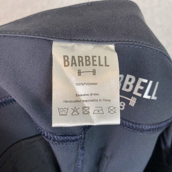 Barbell Apparel Pants Mens 28 (30x31) Navy Blue Slim Tech Denim Pant - Picture 12 of 12